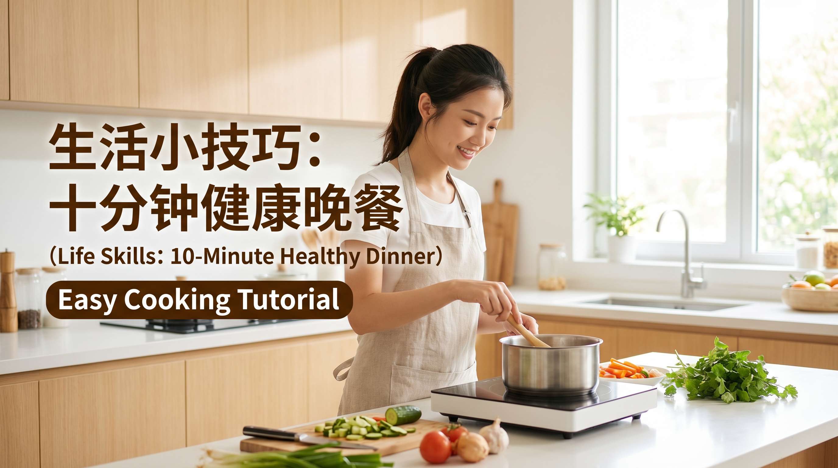 菠萝视频生活技能视频教程：十分钟健康晚餐烹饪教学，fqme4z.cn